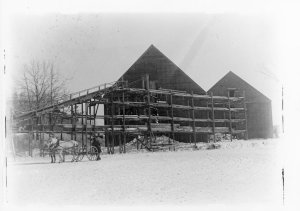 Charles Leavitt's Ice House, January 31, 1898