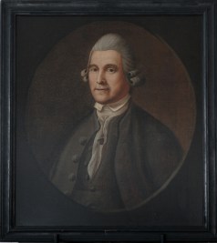 Portrait of Henry Barnes by Prince Demah.  Hingham Historical Society Photo (c) James T. Vradelis